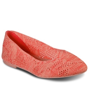 image of Skechers Women-s Cleo Knitty City Casual Ballet Flats from Finish Line