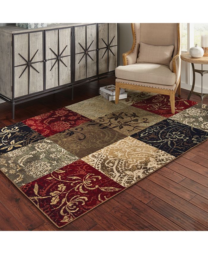 JHB Design Hardy HAR02 6'7" x 9'2" Area Rug Macy's