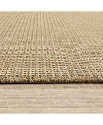 Karavia 2067X Sand 6'7" x 9'6" Outdoor Area Rug
