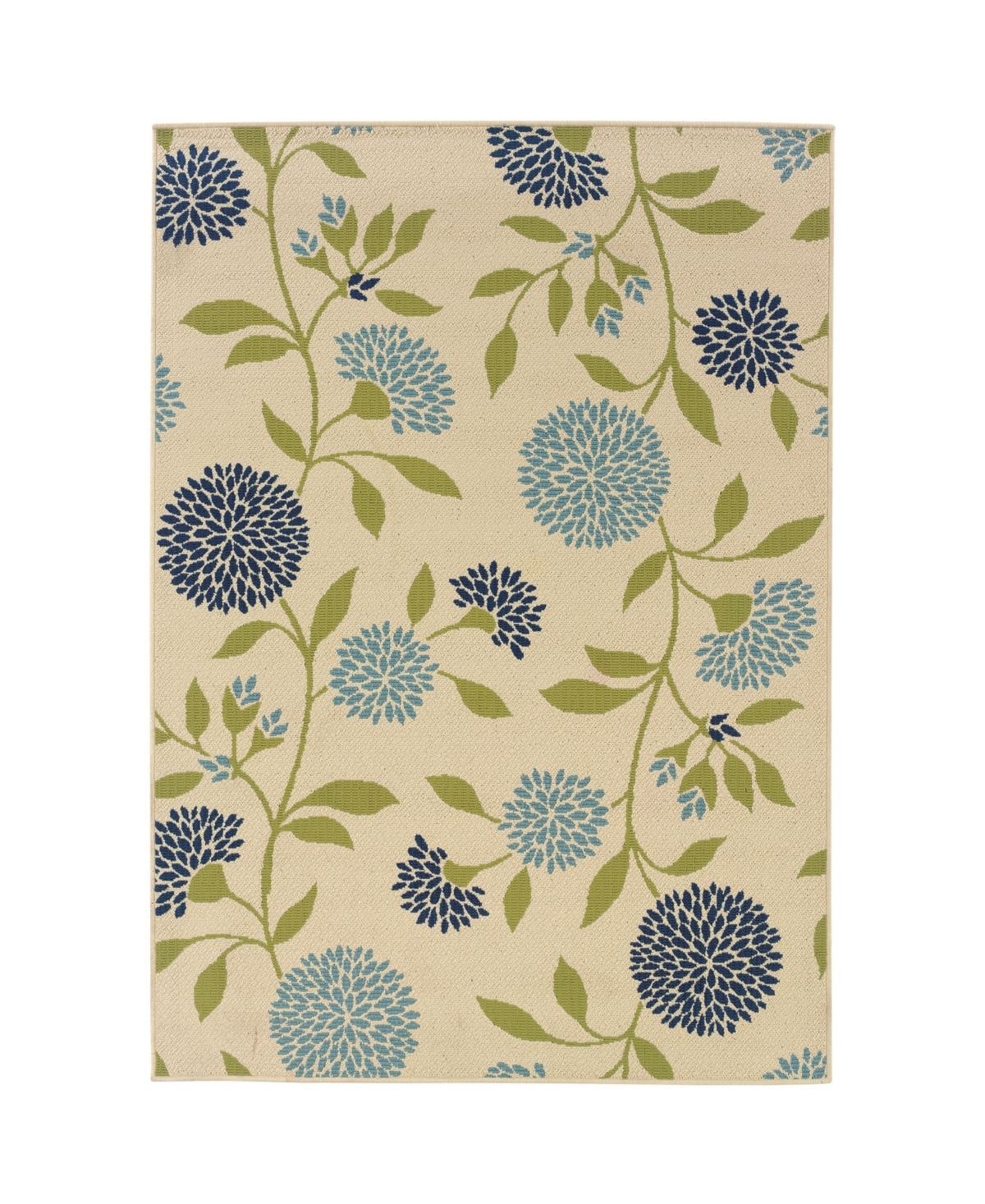 Jhb Design Bella BEL09 8'6in x 13' Outdoor Area Rug - Ivory