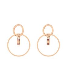 Women's Carnation Gold-Tone Earrings