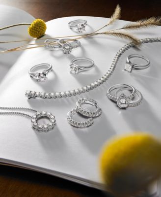 Certified Diamond Tennis Bracelet (6 ct. t.w.) in 14k White Gold