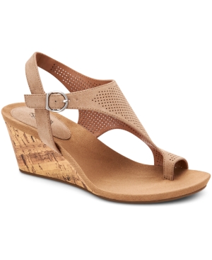 Style & Co Maddyson Perforated Shielded Wedge Sandals Created for Macy's Women's Shoes