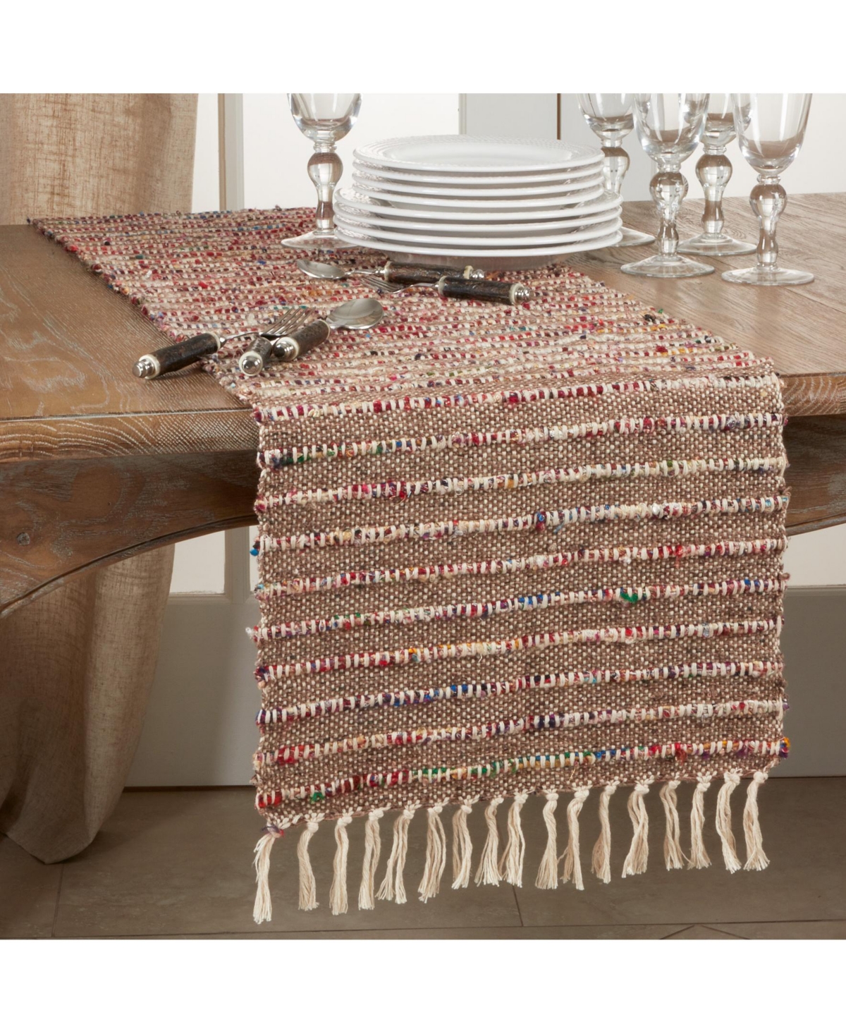 Saro Lifestyle Corded Runner