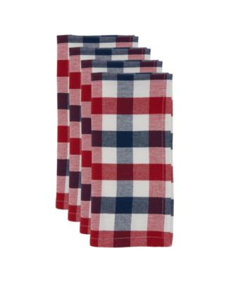 Gingham Check Napkin Set of 4