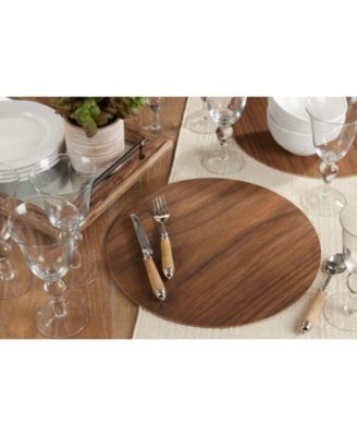Wood Print Placemat Set of 4