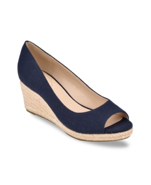 Bandolino Women's Nuri Peep-Toe Espadrille Wedge Sandals Women's Shoes