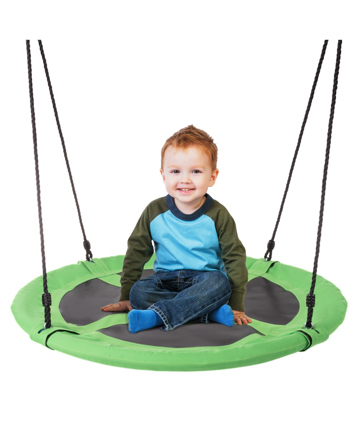 Trademark Global Kids' Hey Play Saucer Swing In Green