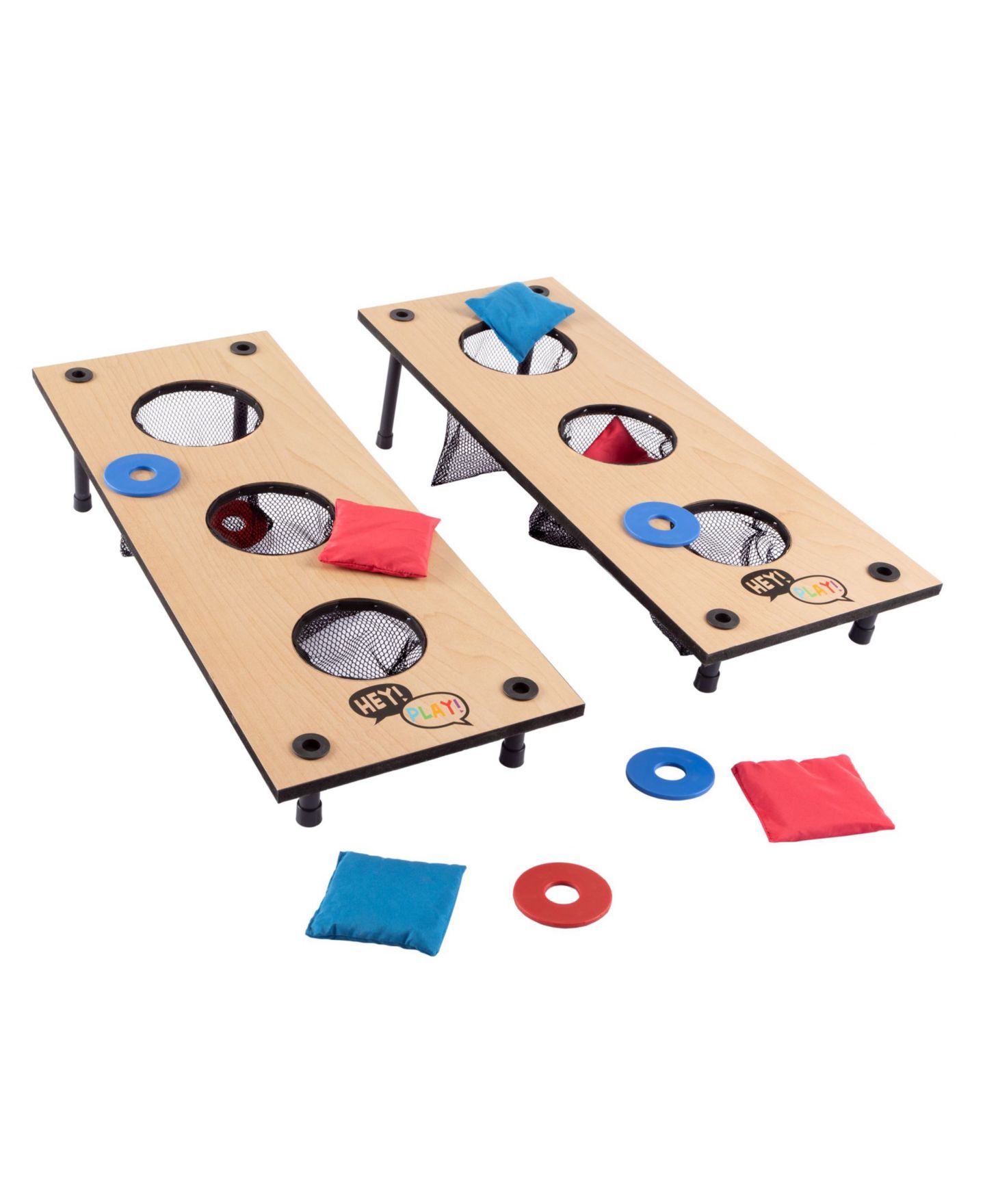 Детские игрушки Trademark Global Hey Play 2-In-1 Washer Pitch And Beanbag Toss Set, 2-4 Players, Ages 3+ — фото 1