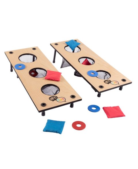 Детские игрушки Trademark Global Hey Play 2-In-1 Washer Pitch And Beanbag Toss Set, 2-4 Players, Ages 3+
