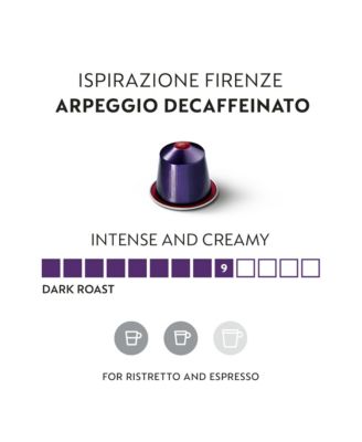 Capsules OriginalLine,  Ispirazione Firenze Decaffeinato Arpeggio, Dark Roast Espresso Coffee, 50-Count Espresso Pods, Brews 1.35-oz.