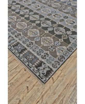 Roselyn R6130 Slate Area Rug