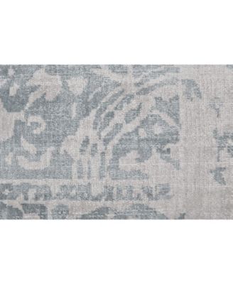 Nadia R8383 White 5' x 8' Area Rug