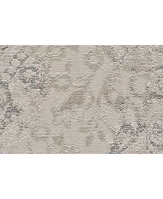 Prasad R3682 Silver 5' x 8' Area Rug