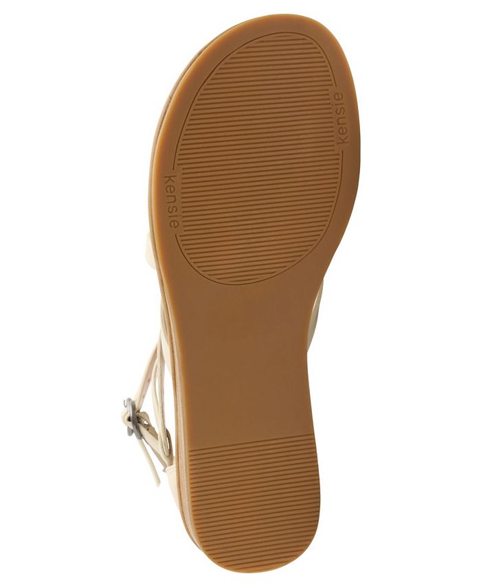 kensie Women's Lanica Woven Ankle Sandal - Macy's