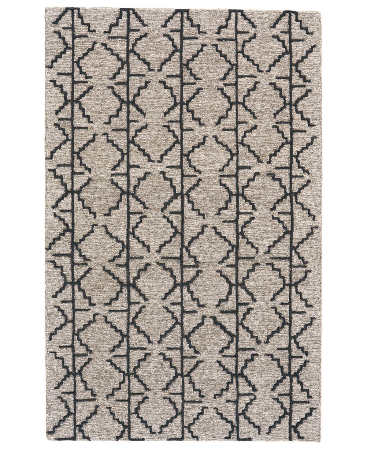 Feizy Alaina R8732 Charcoal 9'6in x 13'6in Area Rug - Charcoal