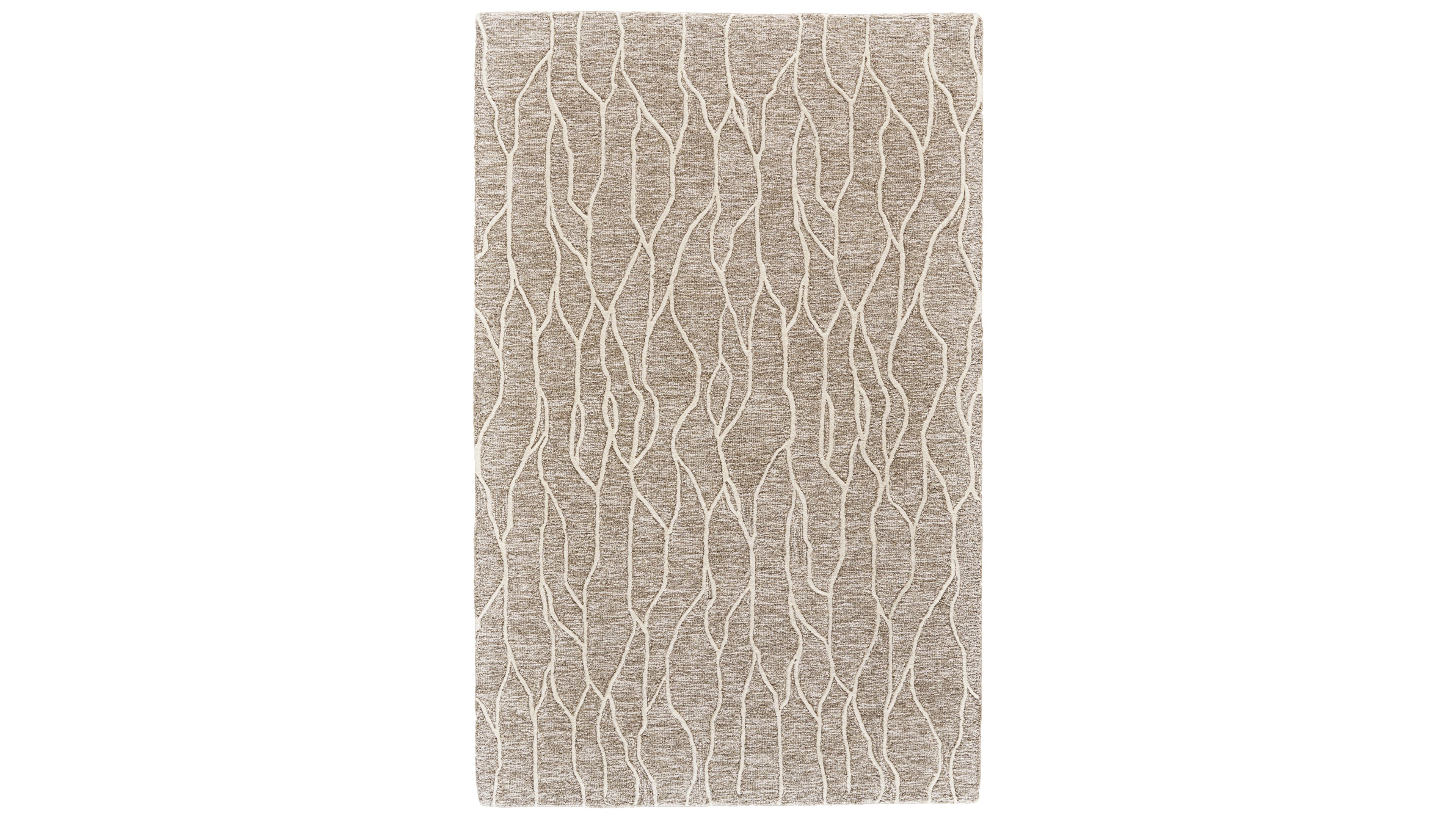 Feizy Enzo R8734 Ivory 3'6" x 5'6" Area Rug