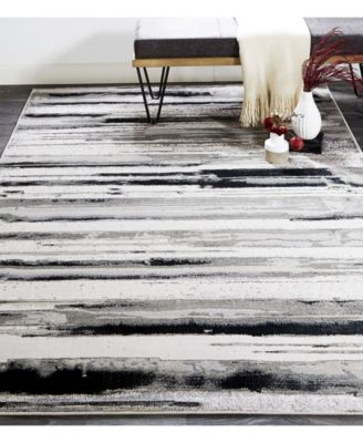 Micah R3049 Silver 5' x 8' Area Rug