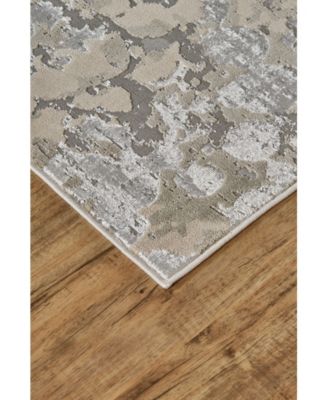 Micah R3336 Silver 2'10" x 7'10" Runner Rug
