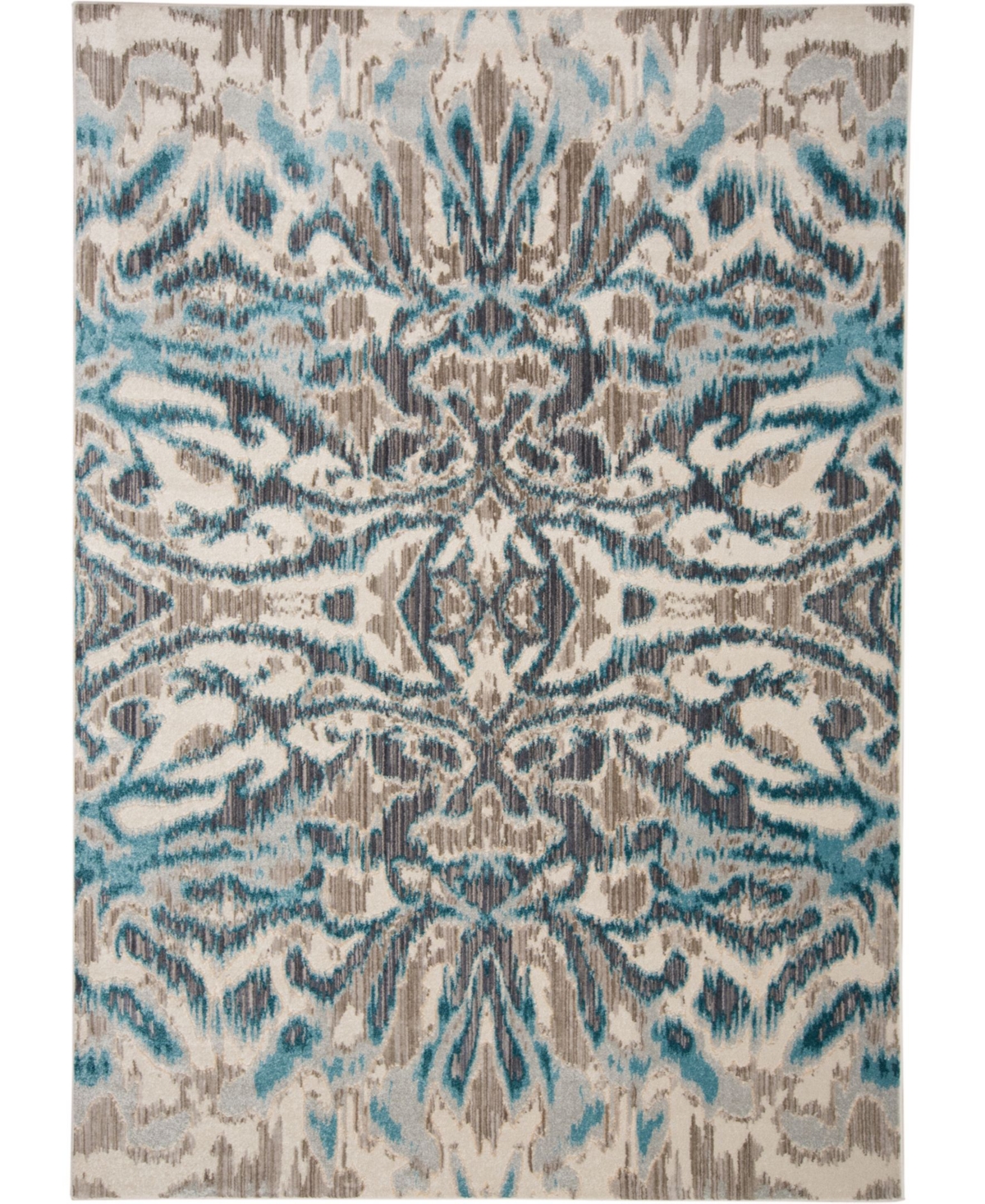 Feizy Mara R3467 Aqua 6'7in x 9'6in Area Rug - Aqua