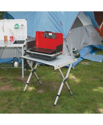 Aluminum Aluminum Expandable Roll Top Table