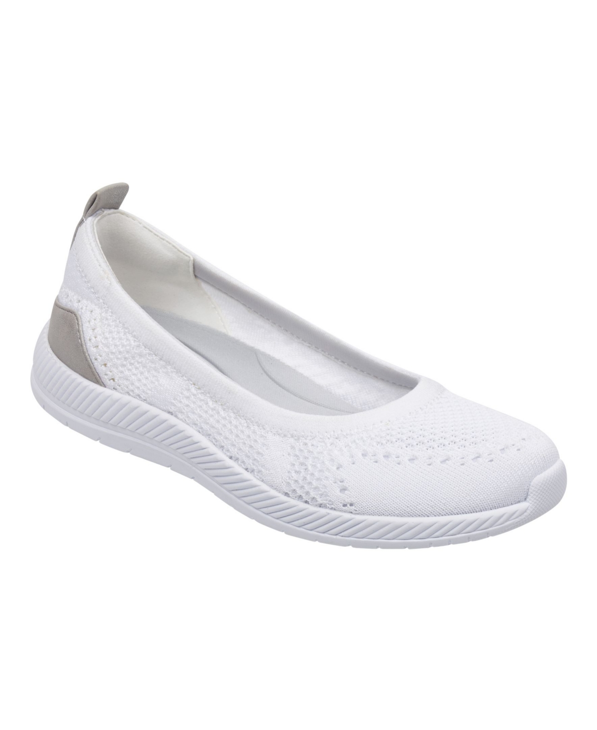 Shop Easy Spirit Women's Glitz Casual Slip-on Walking Shoes In White