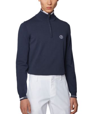 hugo boss blue sweater
