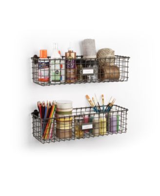 Vintage-like Living Wall Mount Basket