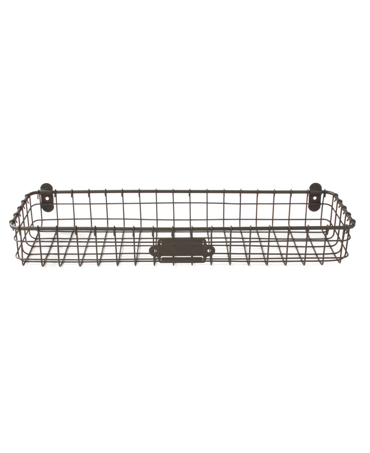 Wall Mount Basket with Paper Towel Holder Industrial Gray, Spectrum