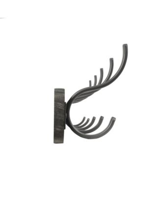 Richmond Wall Mount 5-Hook Wood Rack