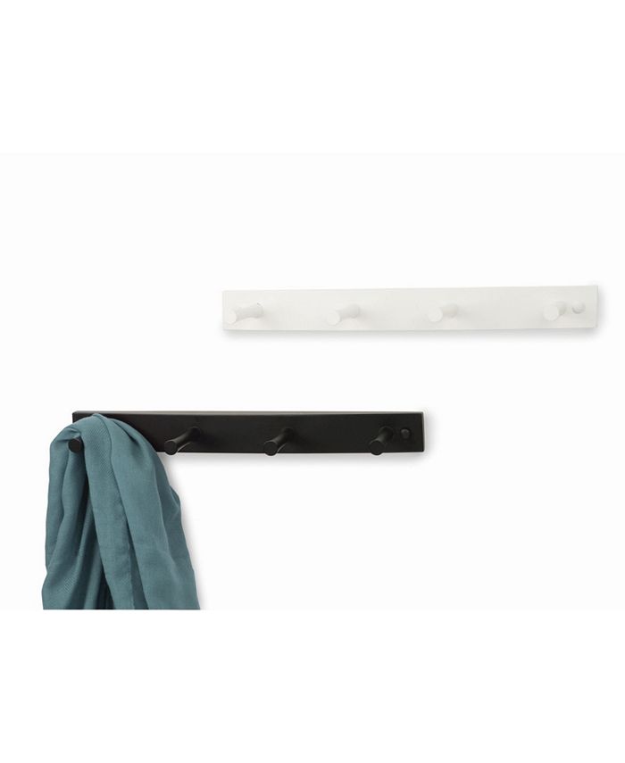 Spectrum Diversified Wall-Mounted 4 Peg Wood Hook Rack - Macy's