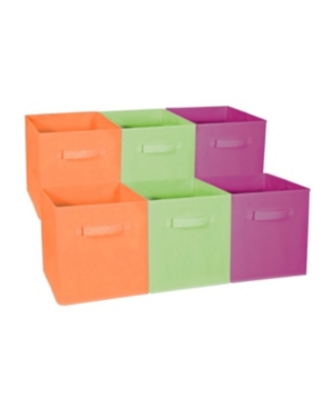 Sorbus Foldable Storage Cube Basket Bin Set of 6