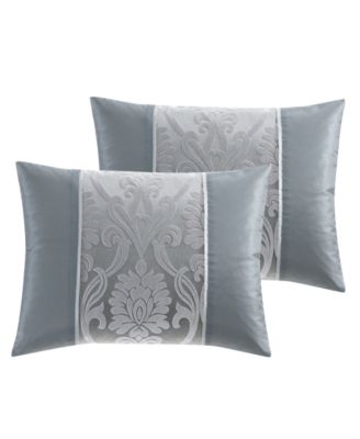 Hallmart Collectibles Dorine Gray 14 PC Comforter Set, Created For Macy's
