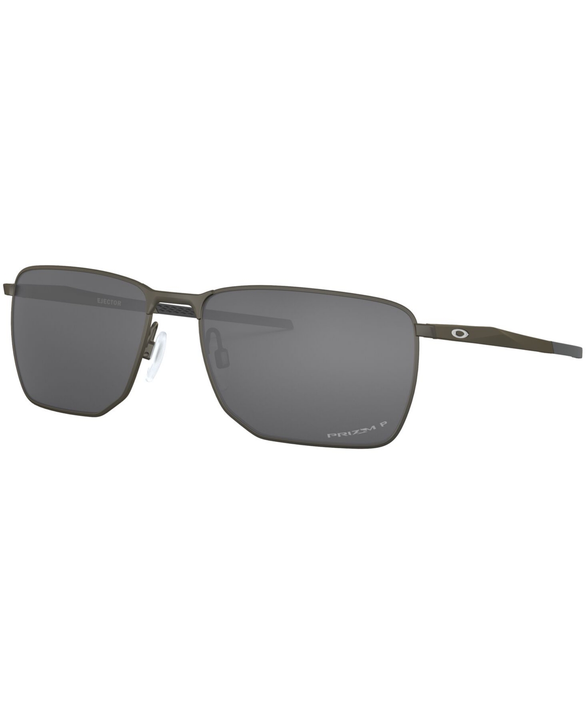 Oakley Ejector Prizm Black Rectangular Mens Sunglasses Oo4142 414203 58 In Carbon,prizm Black Polarized