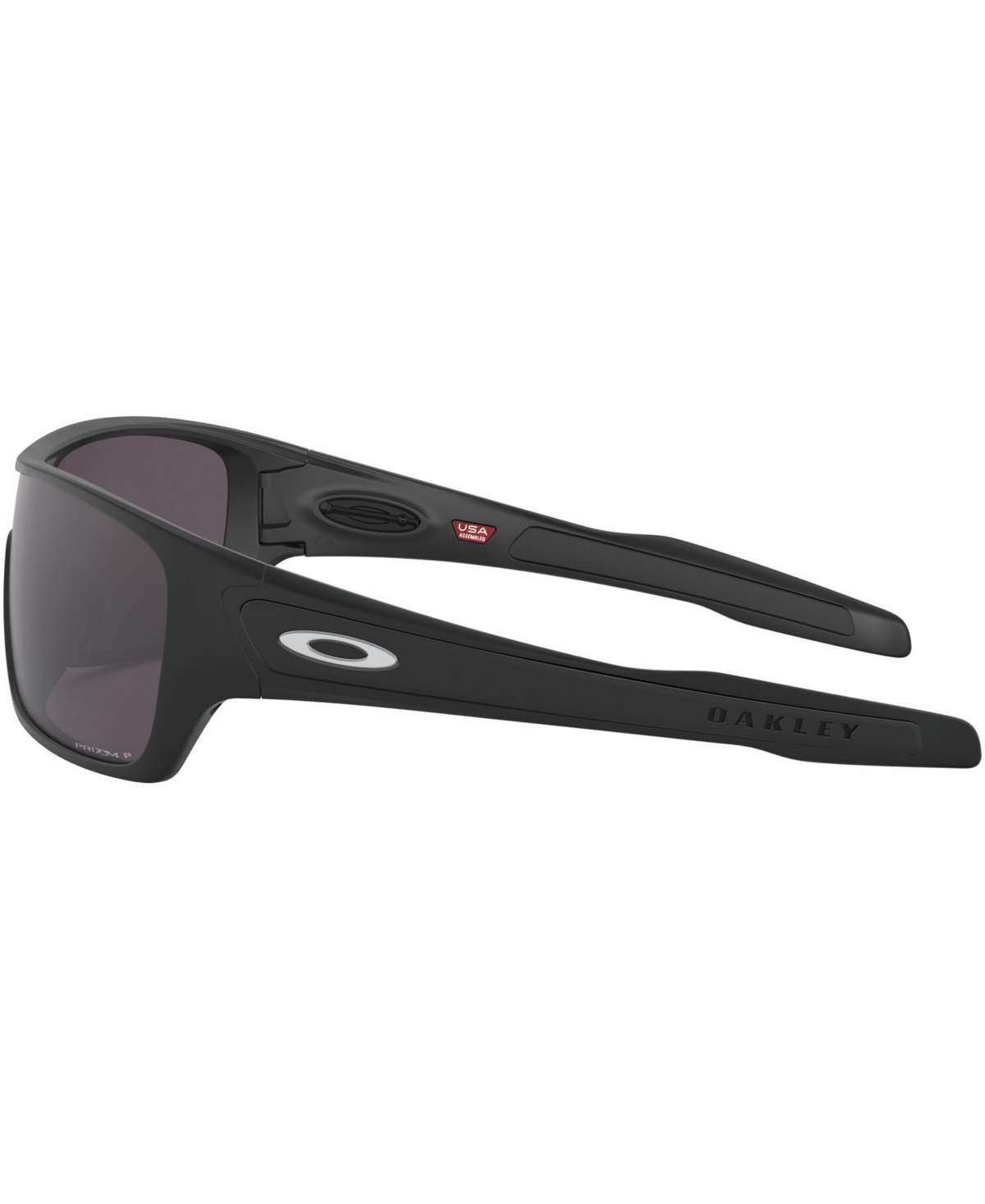 Shop Oakley Polarized Sunglasses, Oo9307-2832 In Matte Black,prizm Grey Polarized