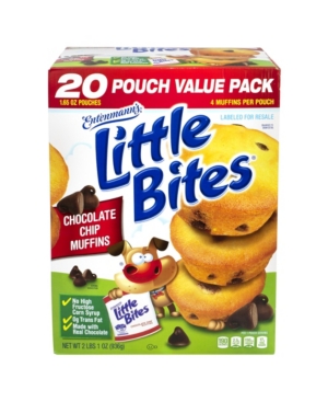 UPC 072030018379 product image for Entenmann's Little Bites Chocolate Chip Muffins, 20 Count | upcitemdb.com