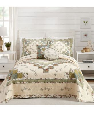 Olivia Embroidered Decorative Pillow, 14" Round