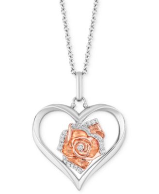 hallmark diamond heart necklace