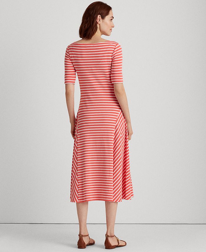 Lauren ralph lauren fit and flare dress clearance