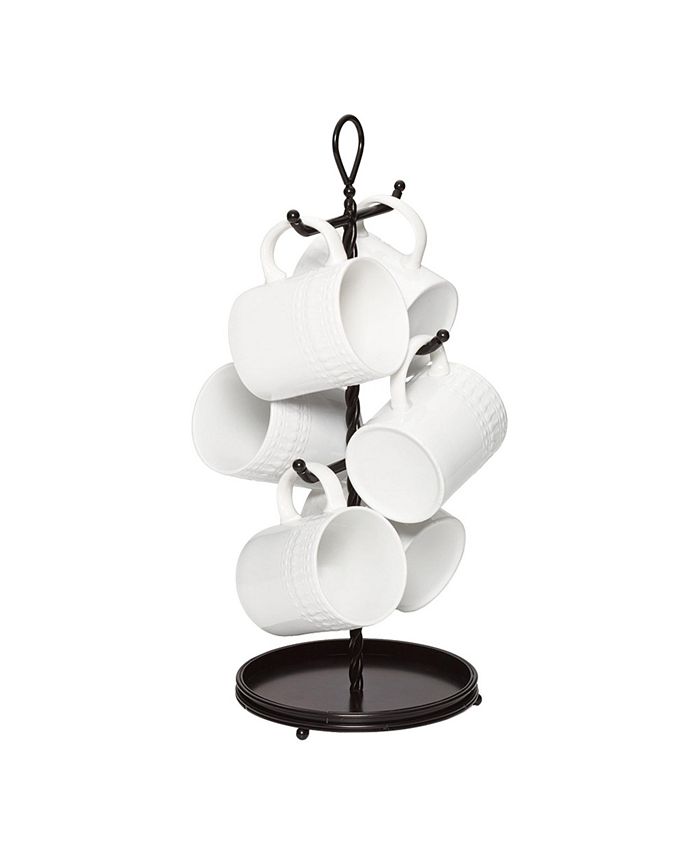 Mikasa Rope Cast Base 6 Mug Tree Macy's