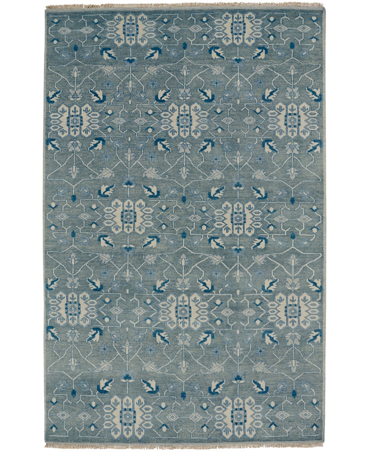 Capel Solace 330 Bluestone 3'6in x 5'6in Area Rug - Blue