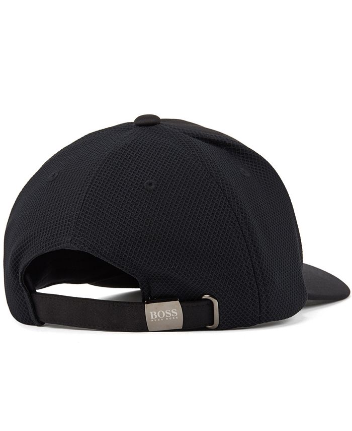 Boss Boys White Cotton Logo Cap - View #5