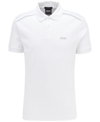 boss white polo shirt