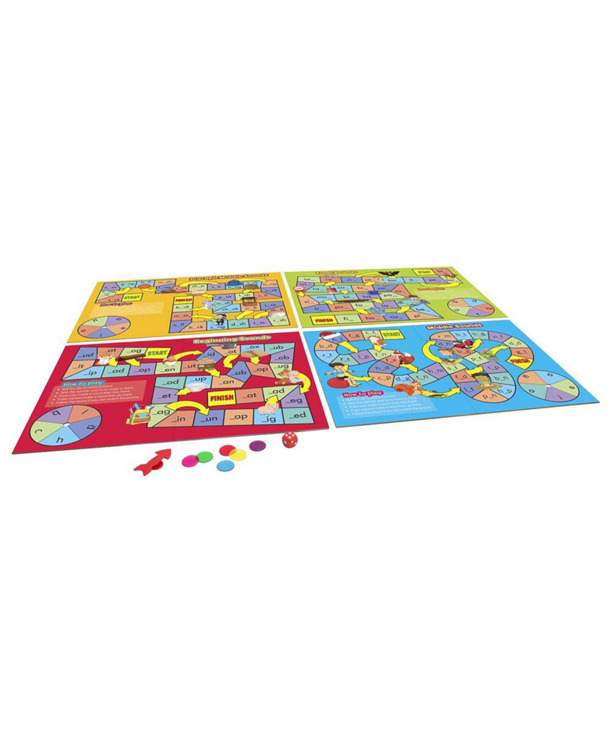 Shop Masterpieces Puzzles Junior Learning Phonics Learning Educational Board Games In Multi