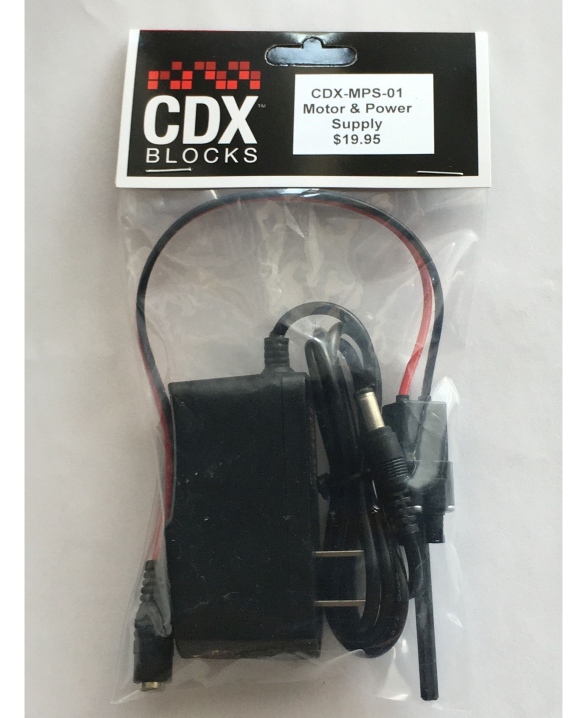 Cdx Blocks Brick Construction Roller Coaster Motor and Power Supply