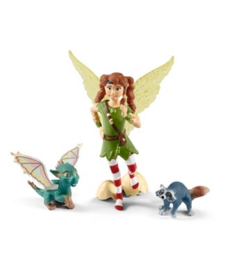 Schleich, Bayala, Marween with Nugur and Piuh Toy Figurine Playset