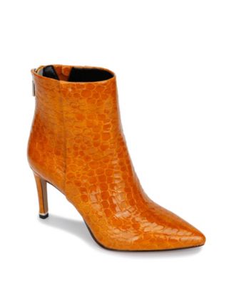 orange boots womens
