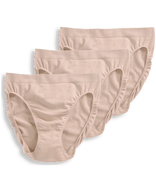 Jockey Women's 3Pk. Seamfree® Breathe Knit FrenchCut Brief Underwear