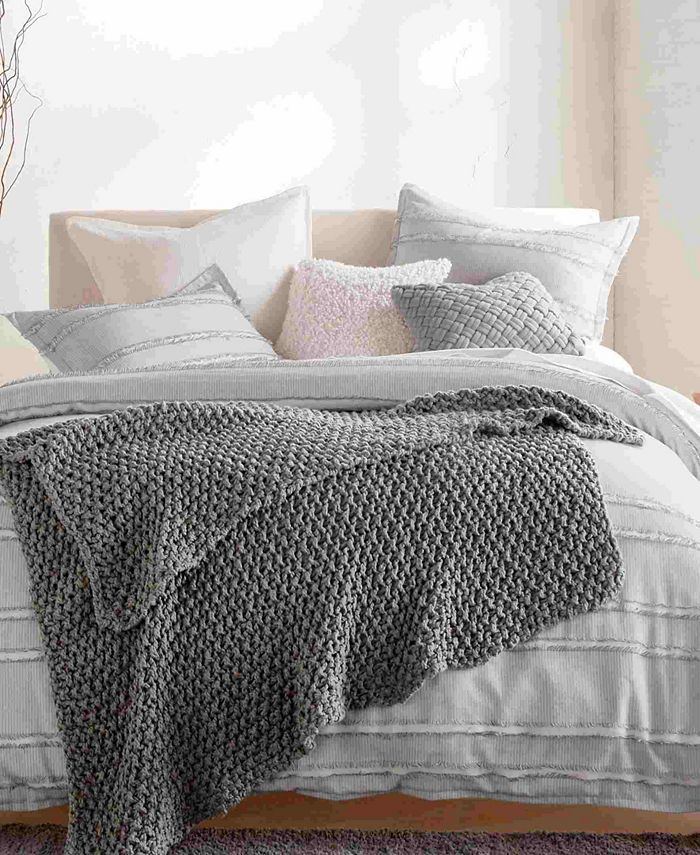 DKNY Pure Chunky Knit Throw Macy's