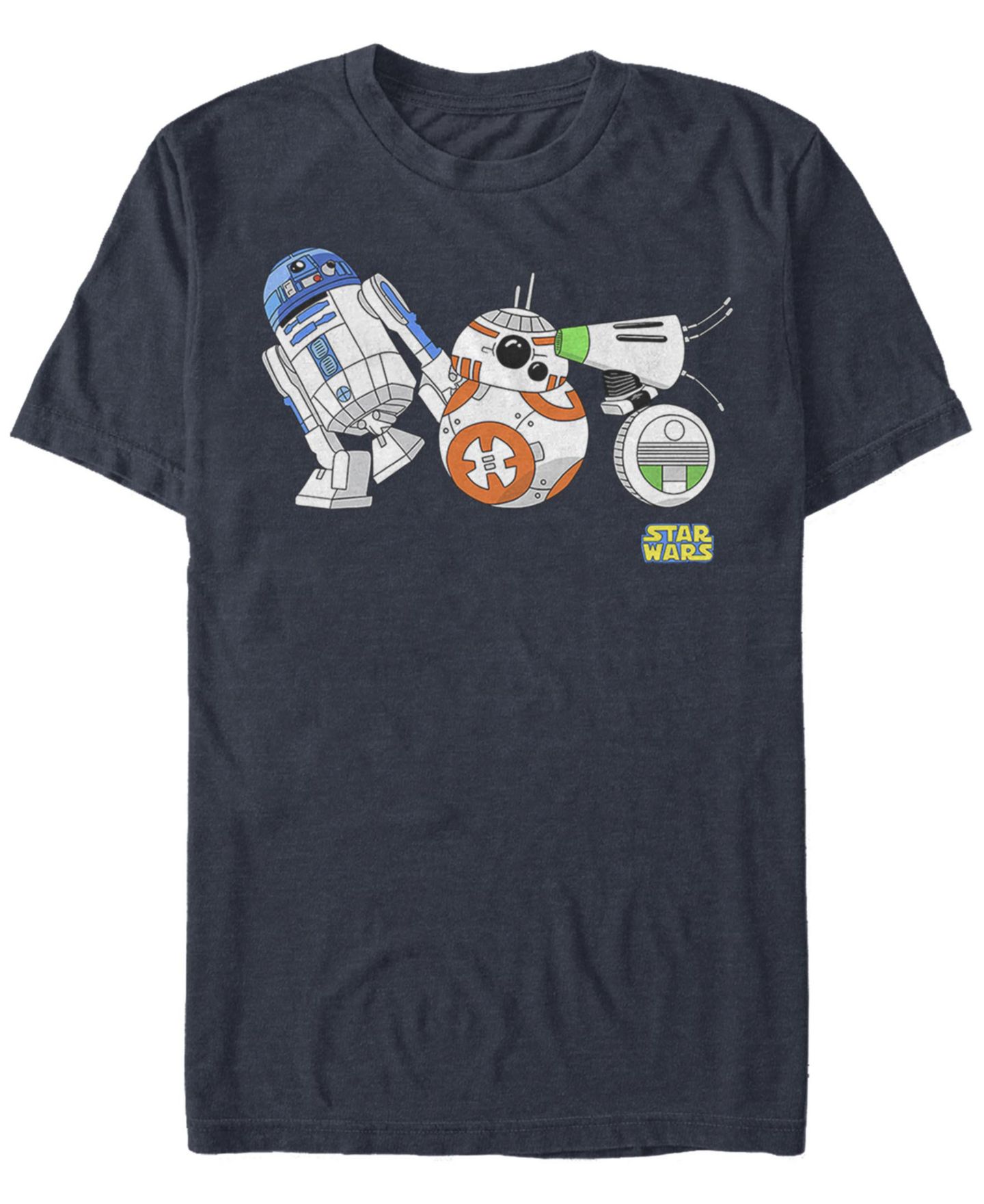 Мужская футболка Fifth Sun Star Wars The Rise of Skywalker Droid Party Short Sleeve, цвет: Тёмно-синий — фото 1